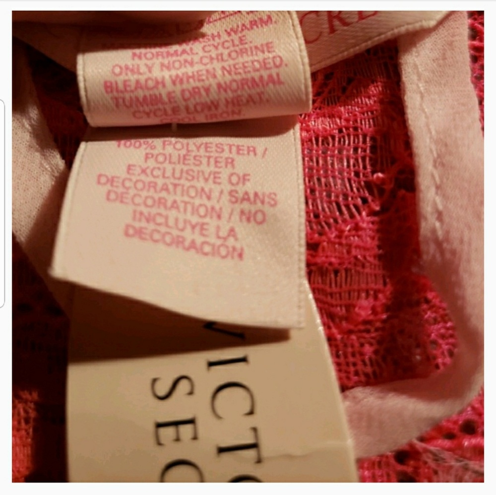 New Victoria's Secret Sheer Lace Kimono Robe - Picture 4 of 9